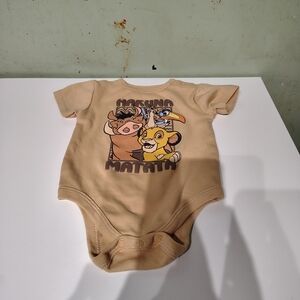 Disney Tan Hakuna Matata Baby Bodysuit